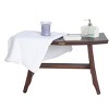 DecoTeak® Satori® 24" Teak Wood Shower Bench in Woodland Brown Finish - 2 of 4