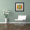 Trademark Fine Art -Amy Vangsgard 'Fury Pattern 6' Matted Framed Art - 3 of 4