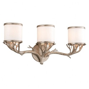 Troy Lighting Whitman 3 - Light Vanity in  Vienna Bronze White Opal Shade - 1 of 1