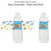 Big Dot of Happiness Under the Sea Critters - Baby Shower or Birthday Party Water Bottle Sticker Labels - Set of 20 - 2 of 4