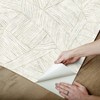 Brewster Peel and Stick 1pc Wallpaper Zen Garden Cream - image 2 of 4