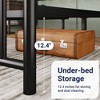 Allewie 14 Inch Metal Platform Bed Frame with Victorian Vintage Headboard and Footboard / Mattress Foundation / Under Bed Storage / No Box Spring Needed / Easy Assembly / Noise-Free - image 4 of 4