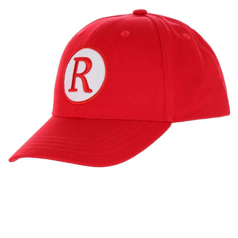 HalloweenCostumes.com One Size Fits Most   A League of Their Own Baseball Hat for Kids, White/Red, 2 of 6