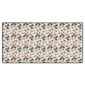 Menina Lisboa Peaches White Flowers Desk Mat - 1 of 4
