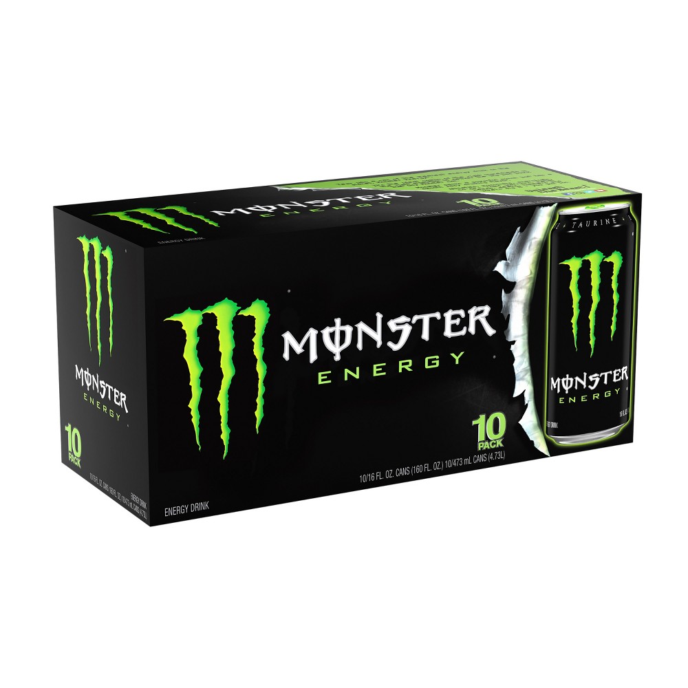UPC 070847815037 product image for Monster Energy, Original - 10pk/16 fl oz Cans | upcitemdb.com