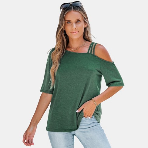 Cold Shoulder Tops, Women's Open Shoulder Tops