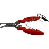 Amber Fight Gear Stainless Steel Fishing Pliers Set with Hook Remover, Braid Cutters, and Split Ring Tip - Saltwater Resistant Tools for Anglers, Red - 4 of 4