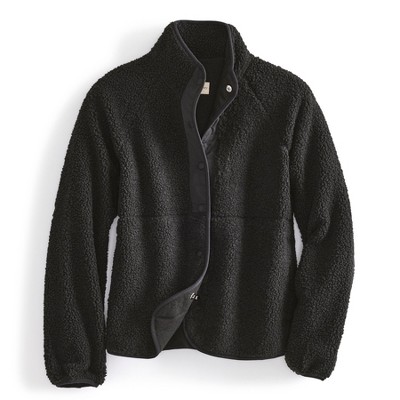 Vera Bradley Women's Outlet Fleece Teddy Fleece Full-Snap Jacket