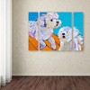 Trademark Fine Art -Pat Saunders-White 'Catch Me' Multi Panel Art Set Large - 3 of 3