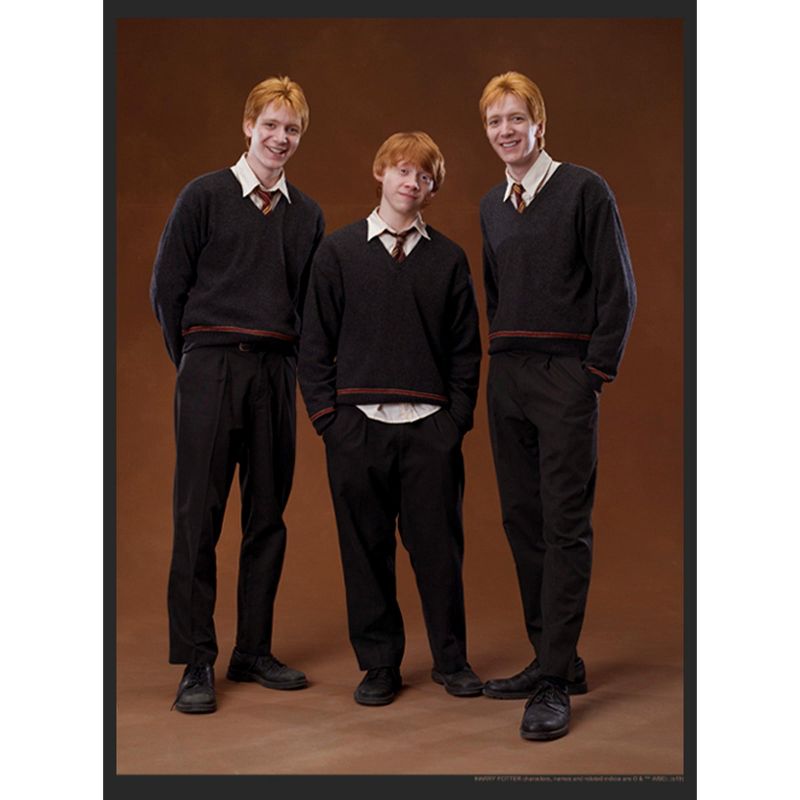 Women's Harry Potter Weasley Brothers Portrait T-Shirt, 2 of 5