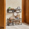 Adjustable 4-Tier Shoe Storage Bench - Versatile Entryway Organizer for Bedroom, Closet, and Living Room - 2 of 4