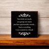 Slickblue Humorous Friend Quote Sign, 7x7 Rustic Wood Plaque with Hanging and Shelf Options, Multiple Colors - 2 of 3