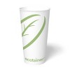 ecotainer 22 oz Compostable Cold Cup SFI Paper Cup PLA Lined Made in USA - Pack of 12 - 2 of 3