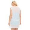 Women's Plus Size Drawstring Tank Cover Up Dress - Always for Me - 3 of 4
