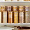 Talented Kitchen 224 Pack White All Caps Kitchen Pantry Names & Fridge Label Stickers for Food Storage Container, Canister & Jar - 3 of 4