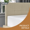 Mid-Century Full Size Storage Upholstered Tufted Bed Frame, Sofa Bed Frame with Comfortable Backrest and Armrests- Leovsnove - 4 of 4