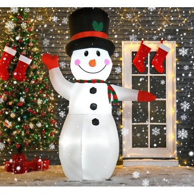 LOVSON 66" Inflatable Snowman with LED Lights,Easy Setup Christmas Outdoor Decoration