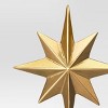 14" Metal 8-Point Star Christmas Tree Topper Gold - Wondershop™ - 3 of 3