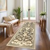 Modern Pastoral Snake Print Area Rug Machine Washable Low Pile Non Slip Non Shedding Stain-Resistant Floor Carpet for Living Room Bedroom Kitchen - 3 of 4