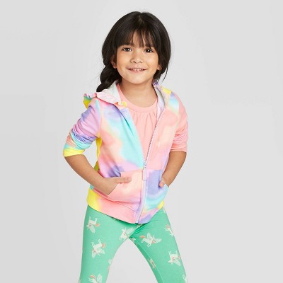 toddler girls zip up hoodie