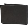 Jack Abrahams - Jack Abrahams Goat Nappa Leather Bi-Fold Compact Wallet Black - image 3 of 4