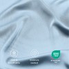 Rayon from Bamboo Solid Deep Pocket Sheet Set by Bare Home - 3 of 4