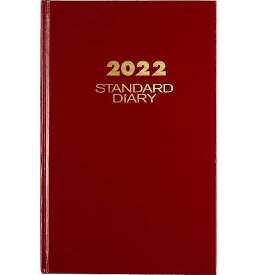 2022 AT-A-GLANCE 7.75" x 12" Daily Diary Red (SD376-13-22)