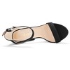 Allegra K Women's Open Toe Platform High Block Heel Ankle Strap Sandals - 4 of 4