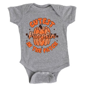 The Juniper Shop Cutest Pumpkin Leopard Print Baby Bodysuit - 1 of 2