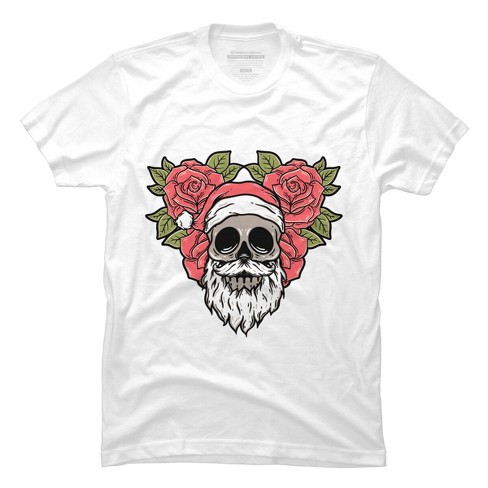 Junior's Design By Humans flower art By hkartist T-Shirt - White - Small