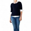 Women's VOYAGEUR ACTON KNIT CREWNECK SWEATER - MERSEA - image 3 of 4