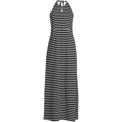 Black and white petite hotsell maxi dress