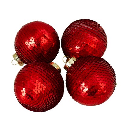 sequin xmas ornaments