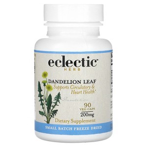 Eclectic Herb Dandelion Leaf, 200 mg, 90 Veg Caps - 1 of 4