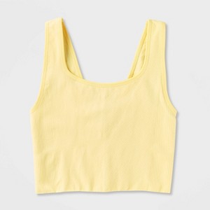 Women's Seamless Cropped Tank Top - All In Motion™ - 1 of 3