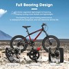 AENKYO 20 Inch Fat Tire Mountain Bike for Adults & Kids, 7-Speed All-Terrain Youth Bicycle Easy to Assemble for Outdoor Adventure Snow, Sand - 4 of 4