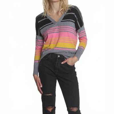 Women's Wo's Sunrise Stripe Vee - LABEL+thread