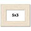 PosterPalooza | 5x3 Wide Barnwood Picture Frame, UV Acrylic, 6 Finishes - Grey, Brown, White, and Black - 2 of 4