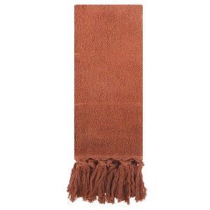 REGALWOVEN Bathroom Cotton Absorbent Soft Decorative Turkish Hand Towels with Tassel 14" x 30" - 1 of 4