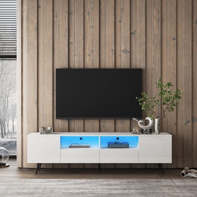 Bella Depot 69.3''W Modern TV Stand with Storage Cabinet Drawers