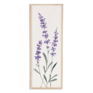 Cheung's Lyulia Vertical Flowering Lavender Bouquet Wall Panel - Left - 1 of 3