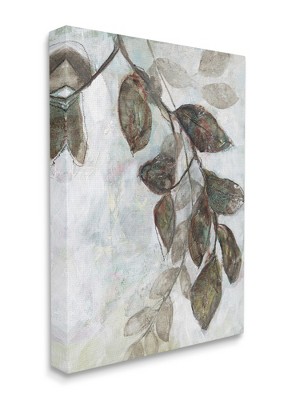 Stupell Industries Dark Brown Tree Branches Abstract Sketch Leaves