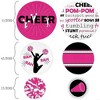 Big Dot of Happiness We've Got Spirit - Cheerleading - Birthday Party Giant Circle Confetti - Cheerleader Party Decorations - Large Confetti 27 Count - 2 of 4