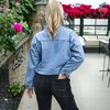 Anna-Kaci Women's Cropped Button Down Denim Jean Jacket with Pockets - 4 of 4