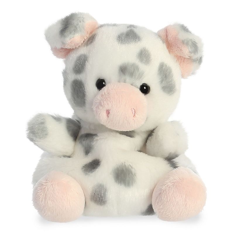Aurora Palm Pals 5" Piggles Spotted Piglet White Stuffed Animal, 1 of 5