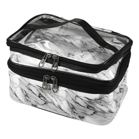 3 Pc Marble Makeup Cosmetic Bag Set- LNCTB1749