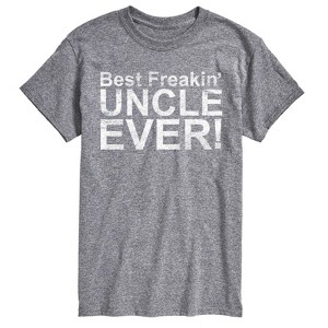 Men's - Instant Message - Best Freakin Uncle Ever Short Sleeve Graphic T-Shirt - 1 of 4