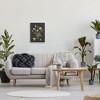Stupell Industries Botanical Drawing Dandelion On Black Design Framed Giclee Art - 2 of 4