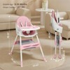 Karl Home 6-in-1 Portable Feeding Rocking Seat Baby High Chair Dining Chair in Gray - 2 of 4
