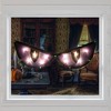 Northlight Lighted Eyes Halloween Window Silhouette Decoration - 20" - Purple - Clear Lights - 3 of 4